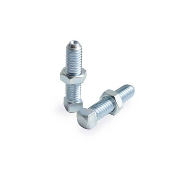 Square Head Bolt with Hardened Cup Point and Hex Jam Nut